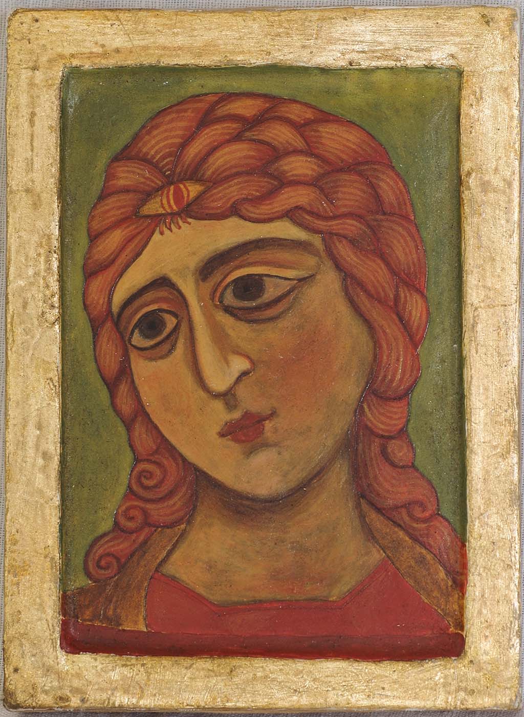 Angel Złoty Vlas. traditional icon. Copy. Copy. Egg temper.