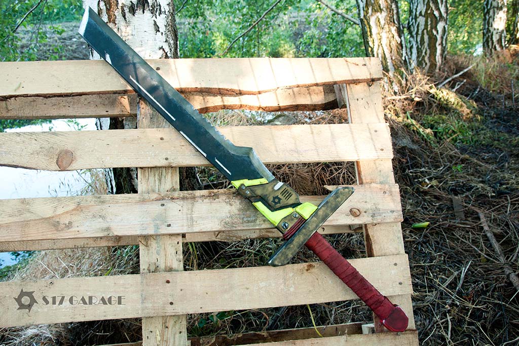 foam single-edged blade. LARP weapon. postapocalyptic crafting