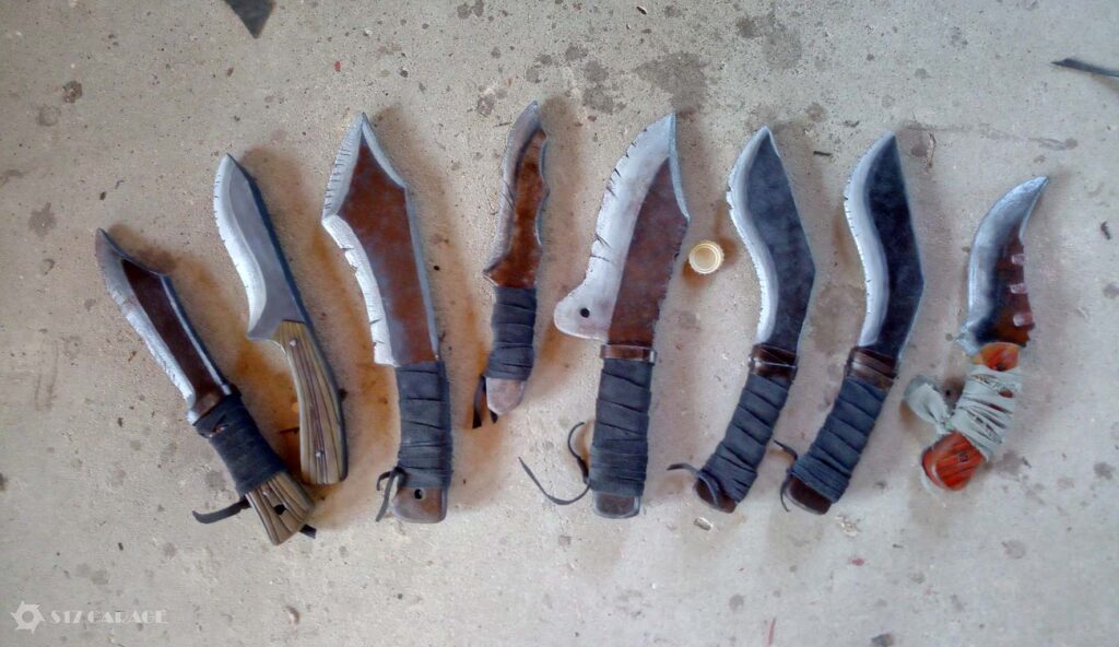 foam safe knives. LARP weapons. Postapocalyptic crafting.