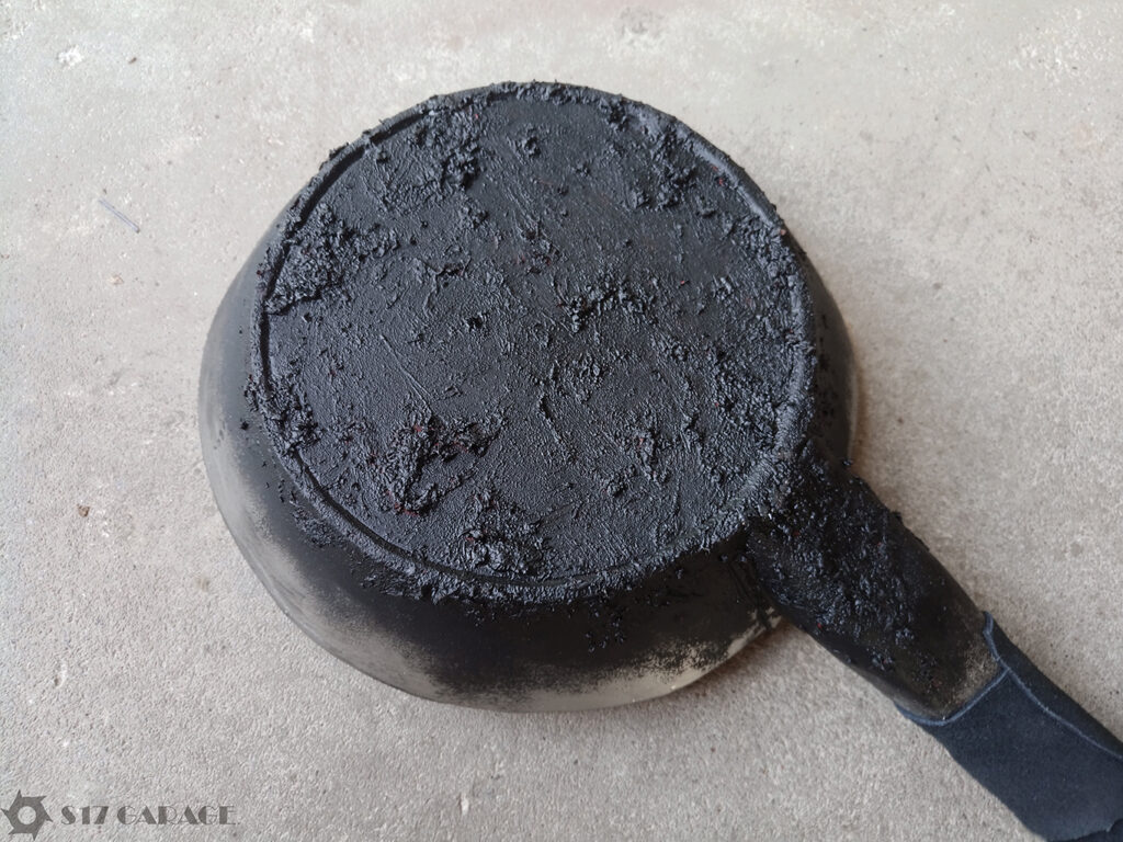 foam frying-pan. LARP weapon. postapocalyptic crafting