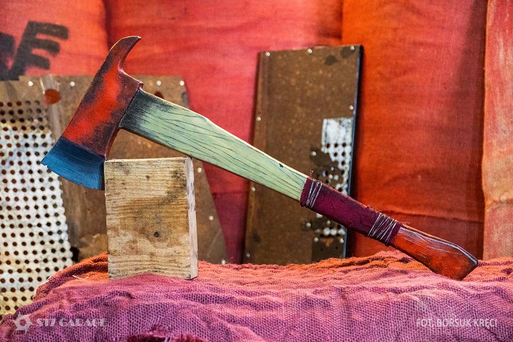 foam fire axe. LARP weapon
