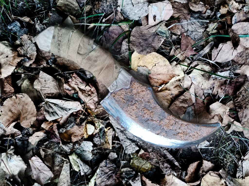 foam safe knife (LARP weapon). Postapocalyptic crafting.